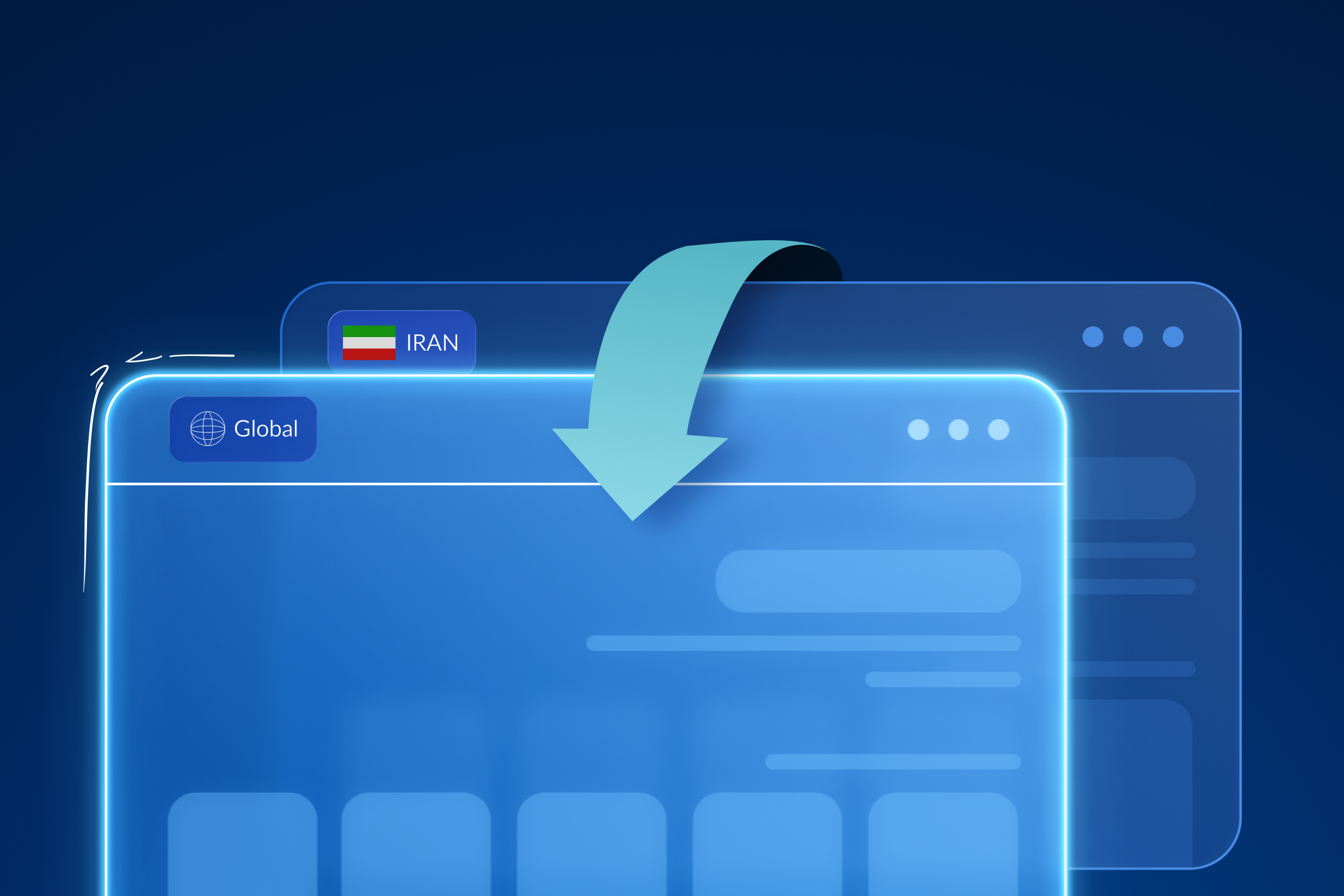 سرویس Geo DNS نشانی کلود